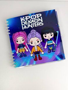 Альбом на липучках &laquo;K-POP Demon Hunters&raquo; 20&times;20 &mdash; 8 сторінок LN-0070 фото